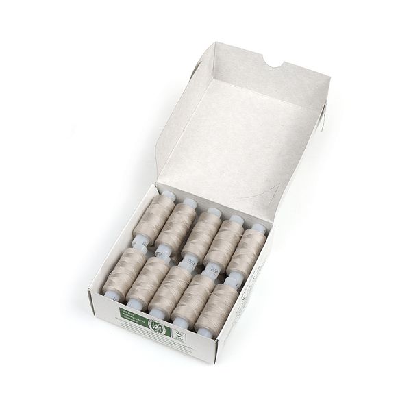 Нитки армированные ПНК им.Кирова 45ЛЛ, бытовые, 200 м / 20 кат., 5202 серо-бежевый