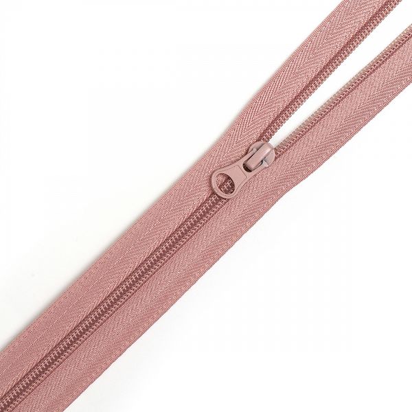 Молния спираль (витая) Т5 (5 мм) 1 зам., н/раз., 18 см, цв.S221 чайная роза уп.50 шт