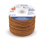 Тесьма декоративная Gamma Булет GBL-15 13 мм, 33 м,±0.5 м, 122 св.коричневый