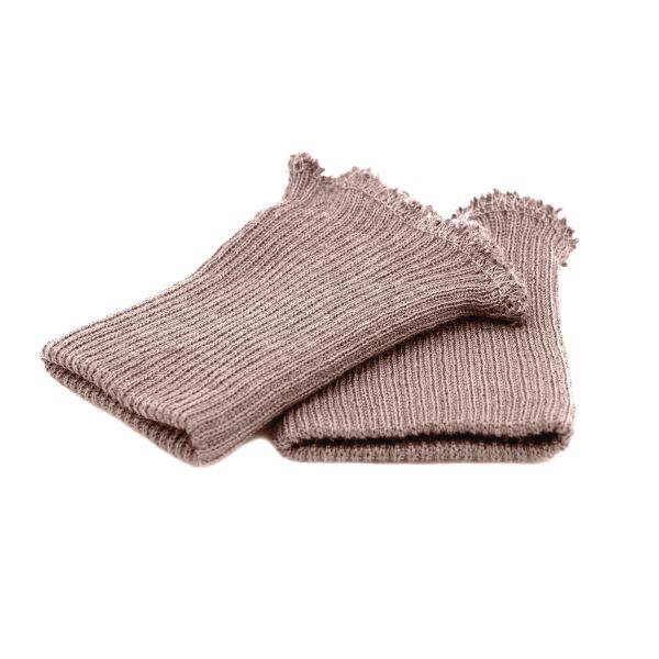 Манжеты трикотажные 6.5х9.5 см, 1 пара, тонкие, 005 бежевый