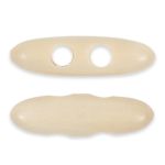 Пуговицы деревянные 50 мм, 24 шт, дерево, №277 бежевый, Blitz DRN 0120