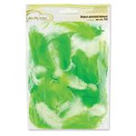 Перья декоративные 5-10 см, 5х3 г,±0.5 г, 09 Голубой (ассорти), Mr.Painter