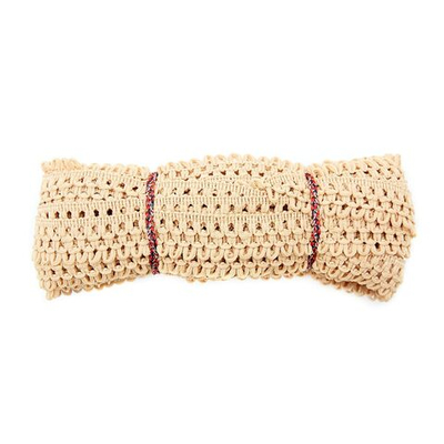 Тесьма отделочная вязаная 16 мм, 10 м, бежевый
