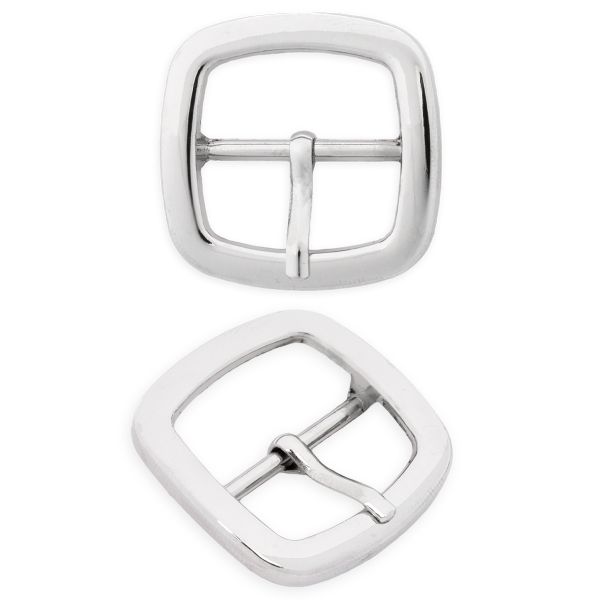 Пряжка ременная металл 20 мм, 10 шт, никель, S090027 ГХН14139