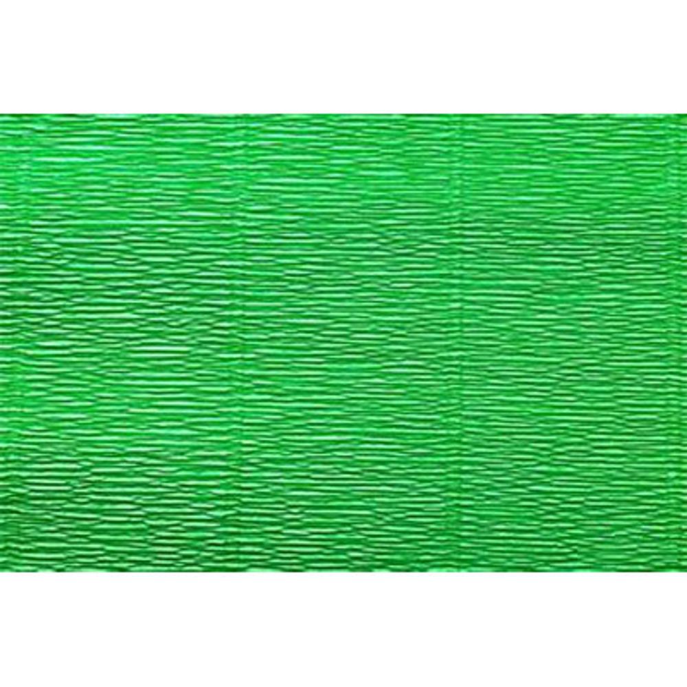 Бумага гофрированная (креповая) 180 г/м², 50 см / 2.5 метра, 563 травяной, Blumentag GOF-180