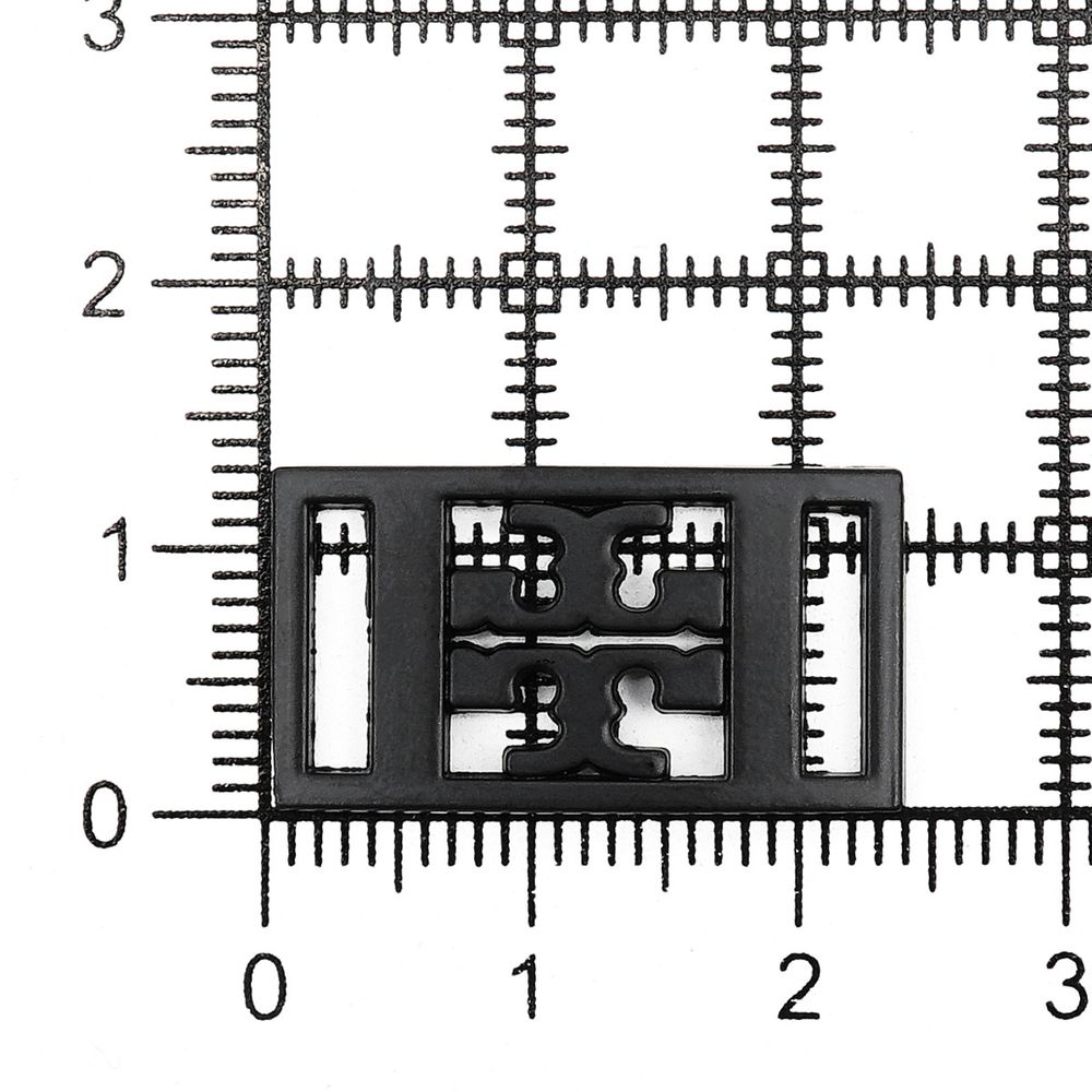 Украшение пришивное 10 мм, металл, черный матовый, МТ_1817, 12 шт