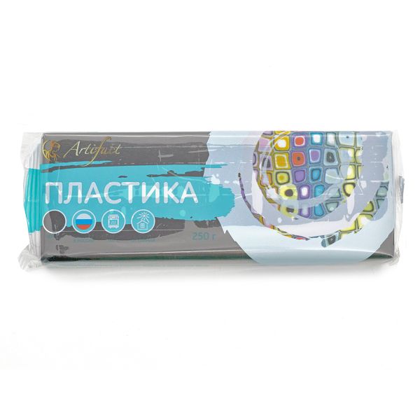 Полимерная глина Artifact, цв.7202-01 черный, 250 г