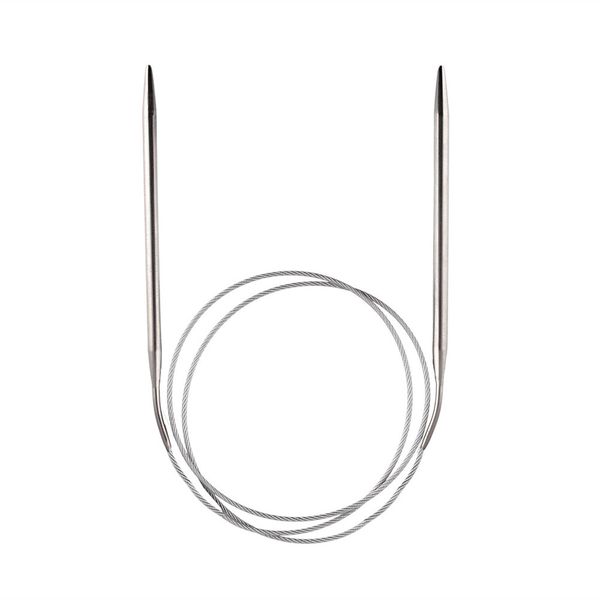 Спицы круговые металл ⌀5,0 мм, 100 см, с металлической леской, Gamma MKN