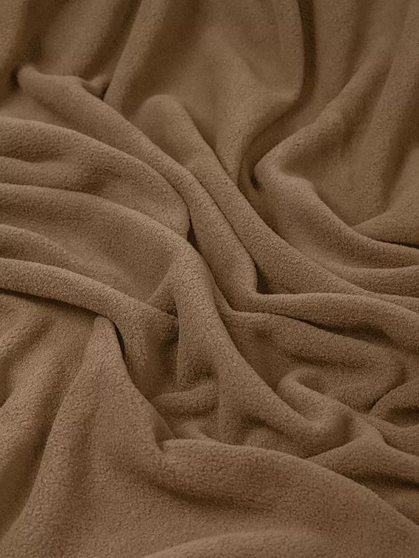 Флис 2-сторонний 190 г/м², 150 см / 10 метров, N-TBY-0059-296, цв.F296 тем.бежевый