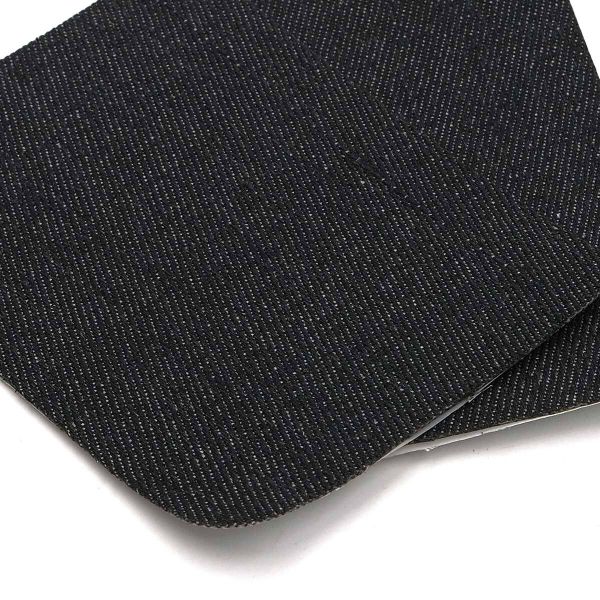 Термозаплатка, джинс, 90x120мм (черный (black)), AZ08, 2 шт