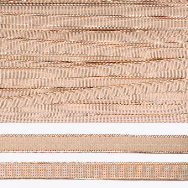 Резинка бельевая (с силиконом) 8.0 мм / 50 метров, цв.S126 бежевый