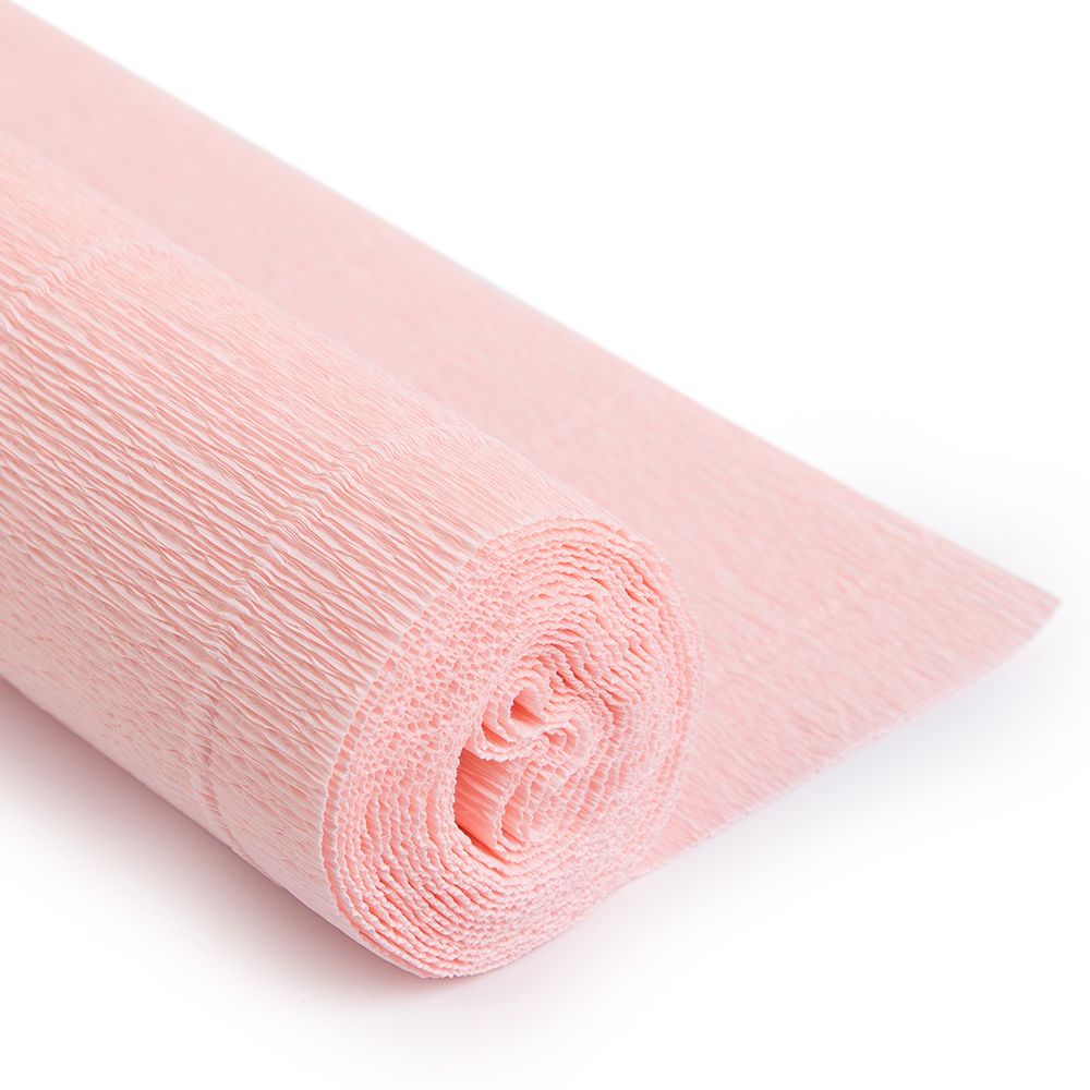 Бумага гофрированная (креповая) 180 г/м², 50 см / 2.5 метра, 548 камелия, Blumentag GOF-180