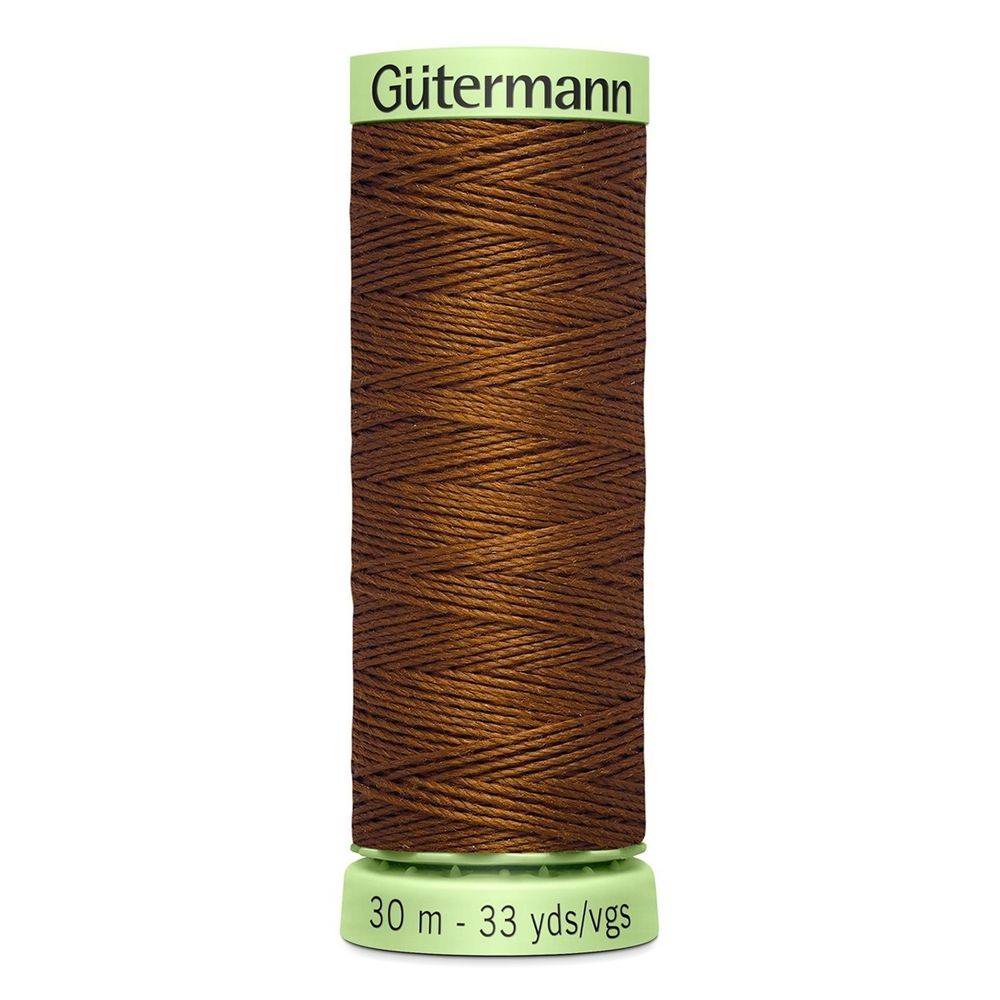 Нитки отделочные Gutermann Top Stitch, 30м, 650 золотисто-каштановый, 5 катушек