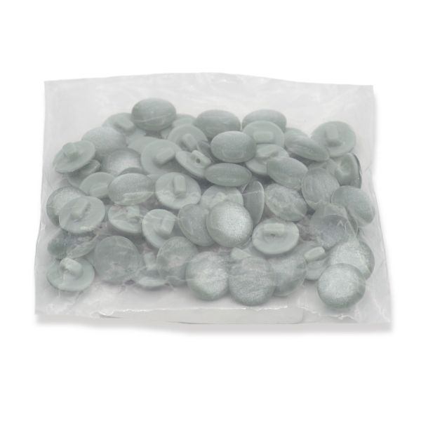 Пуговицы на ножке 22L (14мм), пластик (col.10 св.зеленый), 72 шт, CR P-45