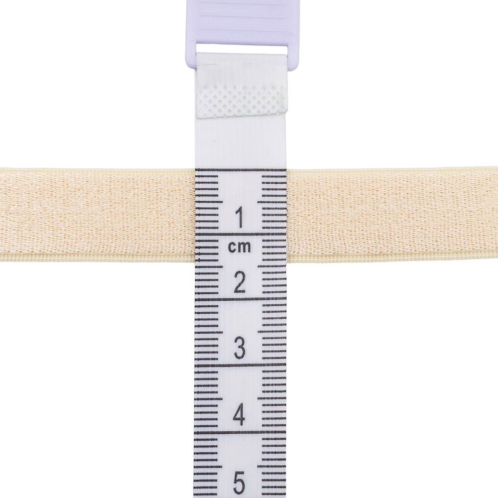 Резинка бельевая (бретелечная) 14.0 мм / 25 метров, шампань