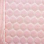 Плюш (ткань) Шарики 250 г/м², 45х50 см, ворс 2,5мм, розовый