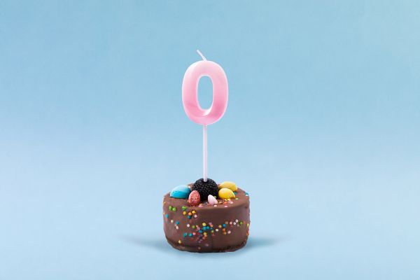 Свеча для торта Цифра 0, 12 шт, Boomzee BCD-13