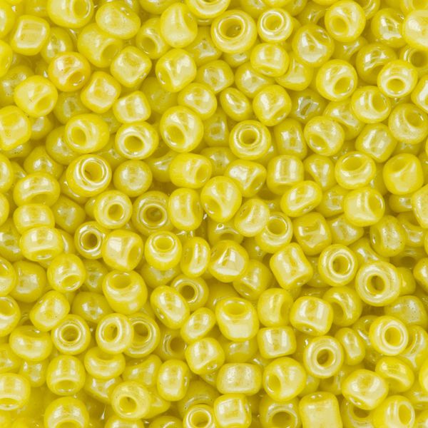 Бисер Zlatka 11/0 (2.1 мм), 100 г (10х10 г), №0122 желтый, GR