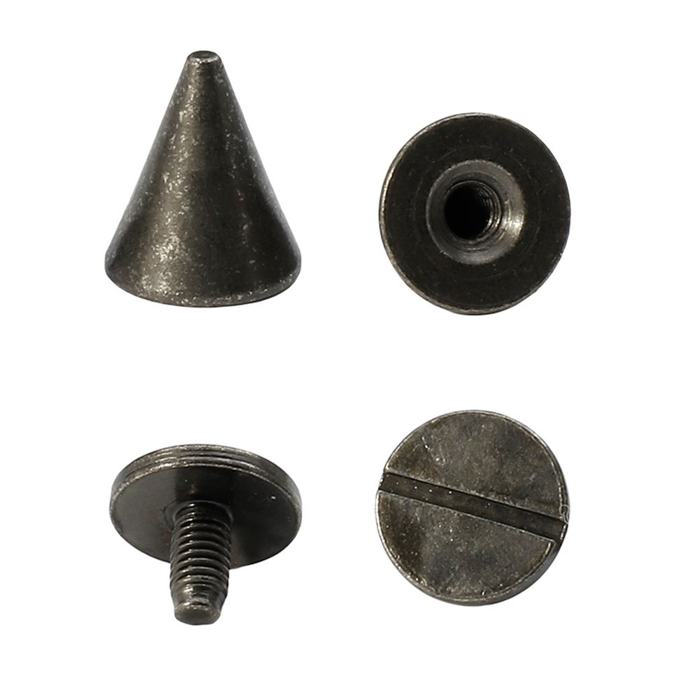 Винт кобурный металл ⌀9.5 мм, h=11 мм, чер.никель мет конус, 50 шт