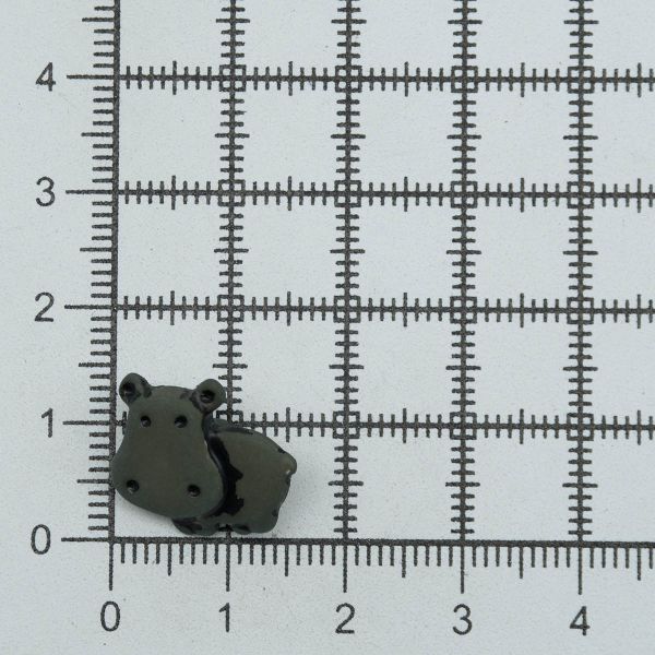 Пуговицы детские Бегемот 15 мм, 36 шт (D43 хаки)