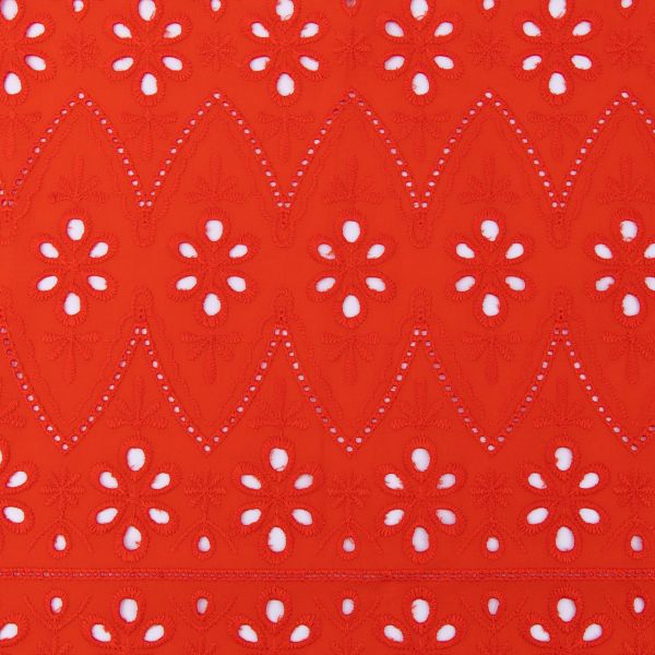 Ткань шитьё (прошва) 285 г/м², 150х135 см, 17-1563 красный, Gamma YFAS-2309