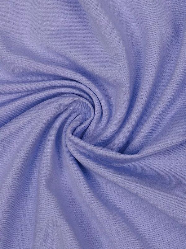 Футер 2-нитка петля поликоттон стрейч 220 г/м², 160 см / 3 метра, ФУТ2Х.TBY.ХЛ-ПЭ.S268.3, цв.S268 лавандовый