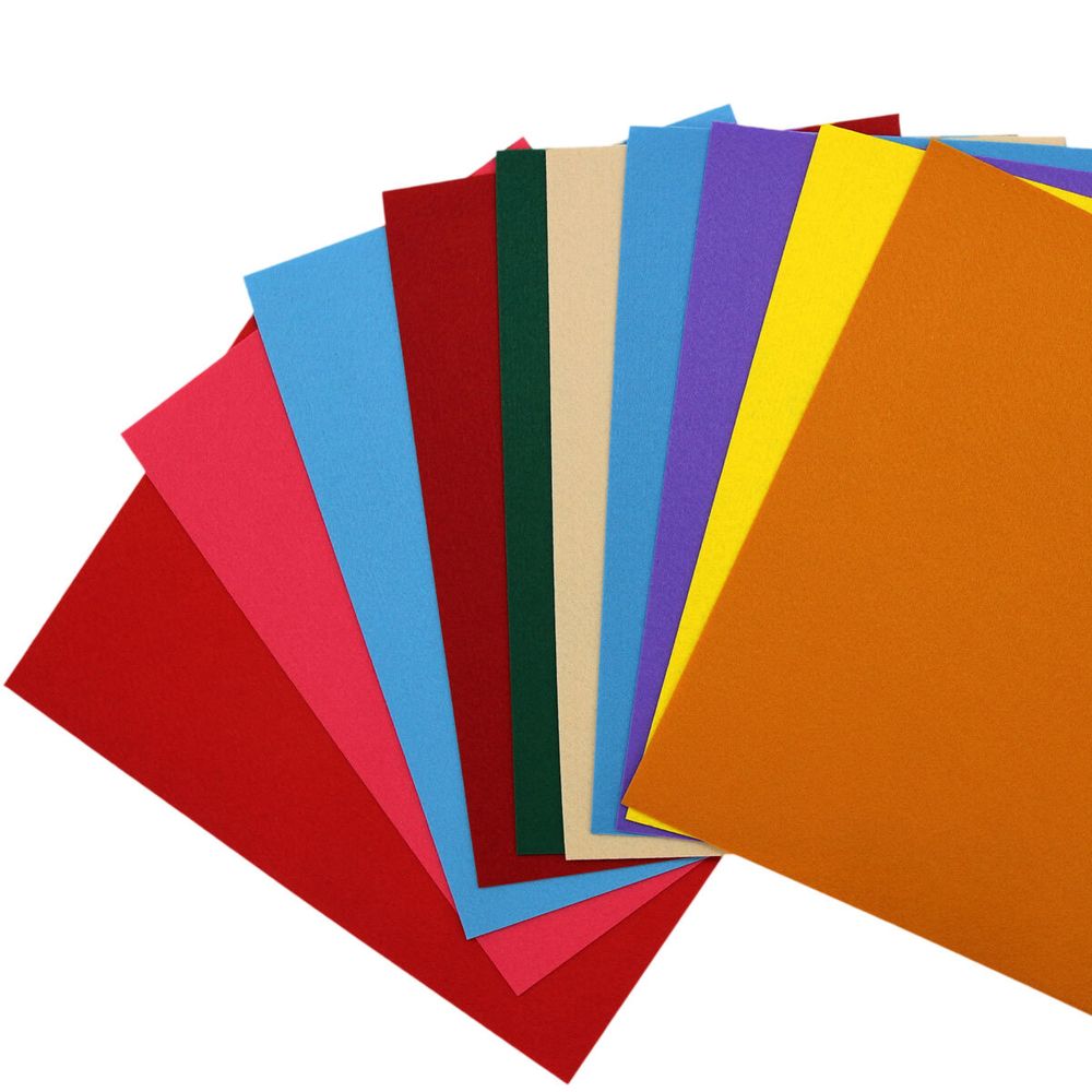 Набор декоративного фетра 1,2мм 22х30см 10 шт (5), FSR1.2