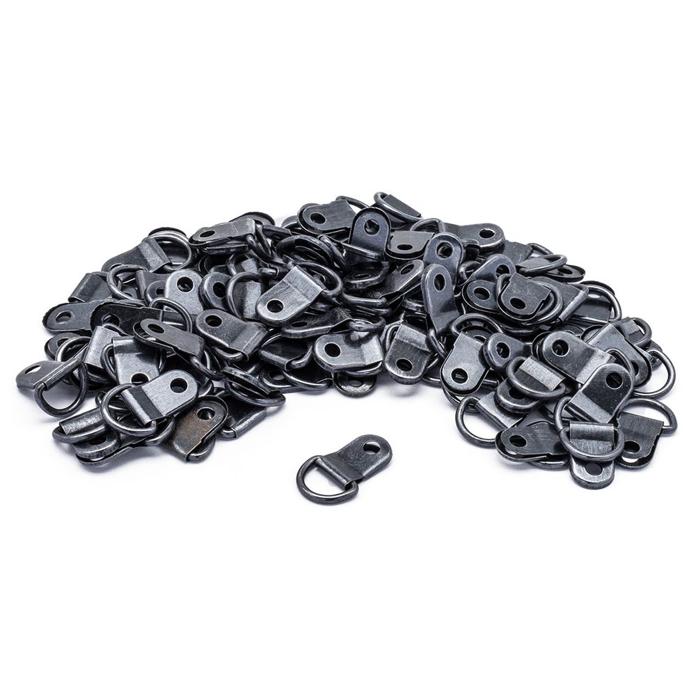 Петля обувная 10х18 мм, оксид, 100 шт