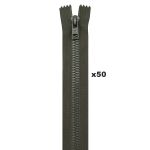 Молния трактор Arta Т6 (6 мм) 1 зам., н/раз., 18 см, (2075), A237 т.хаки, НОВЫЙ МАТОВЫЙ ЗАМОК, уп.10 штук