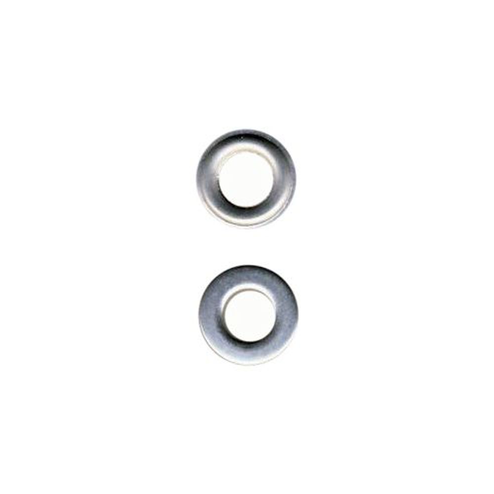 Люверс плоский ⌀5.5 мм, 50 шт, металл, серебро, 64681, BIG