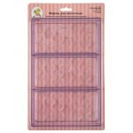 Форма для шоколада полистирол 27.5х17.5х2.5 см, 1 шт, №2 соты, S-Chief PPC-0101