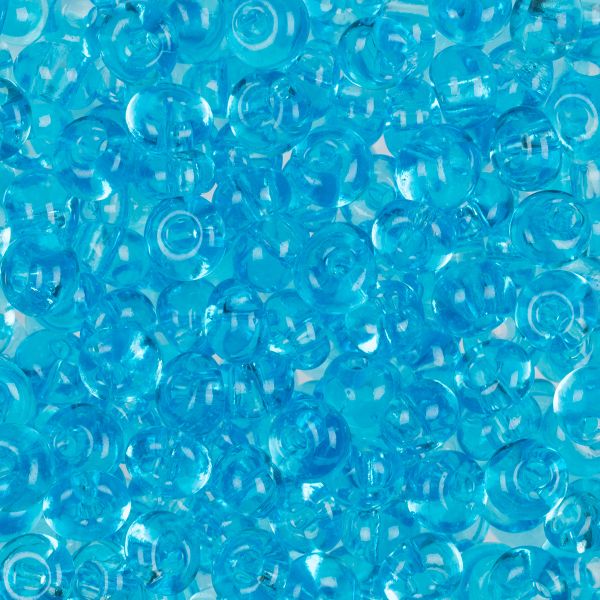 Бисер Preciosa Drops 2/0 (6 мм), 50 г, 60010 голубой, 311-11001