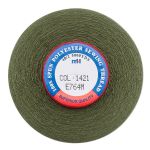 Нитки швейные Euron mH 40/2, 5000 ярд, 1421 темно-оливковый, 1 катушка