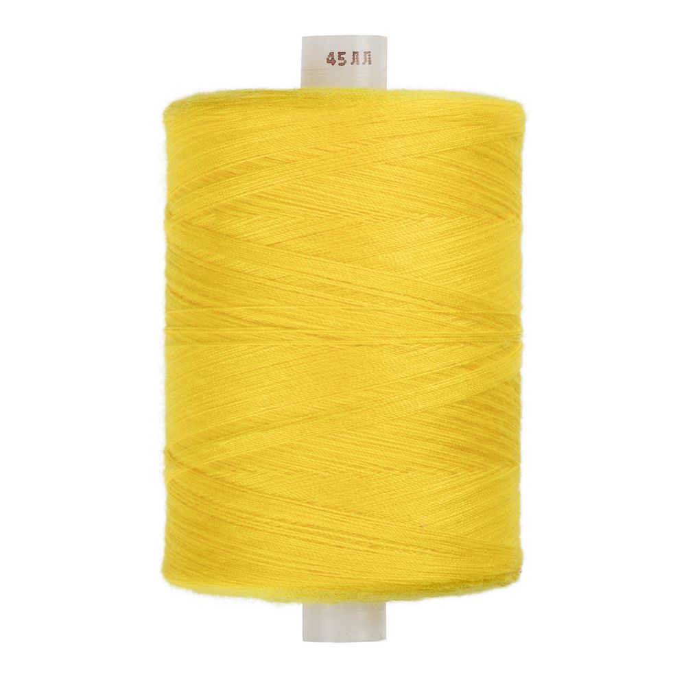 Нитки армированные ПНК им.Кирова 45ЛЛ, 2500 м / 1 кат., 0306 / 163 желтый