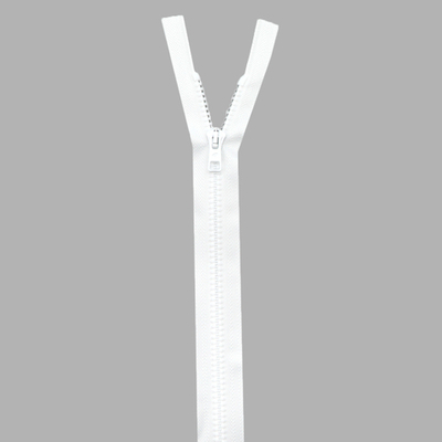 Молния трактор Arta Т6 (6 мм) 1 зам., разъем., 85 см, ОПТ. УП. 25 ШТ., 001 белый