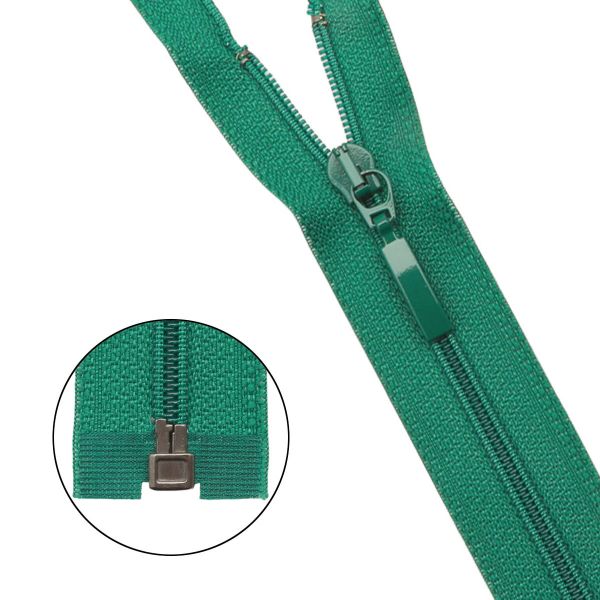 Молния спираль (витая) Arta Т5 (5 мм) 1 зам., разъем., 40 см, цв. 529 зеленый, уп.5 шт