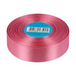 Лента атласная 1-сторонняя 25.0 мм / 33±2 метра, 025 т-розовый, Gamma