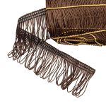 Бахрома отделочная 60.0 мм / 25 метров, 200 т.коричневый