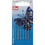 Иглы ручные для вышивания №18-22, 6 шт, скругленное острие, Prym 125559