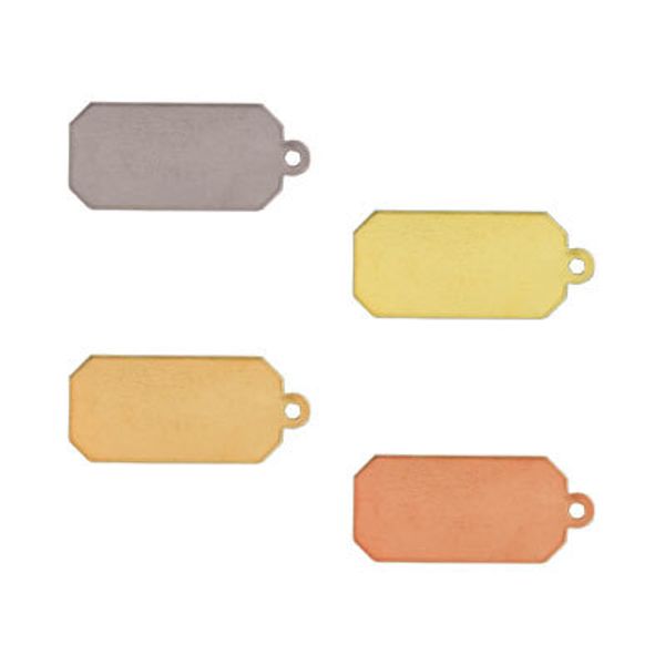 Заготовки для чеканки 2х1 см, 25 шт, №02 золото, Zlatka SBH-05