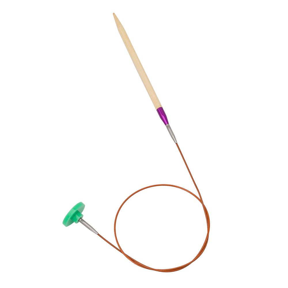 Набор съемных спиц для вязания 10,5см, 10 размеров (3,0мм-6,5мм), дерево