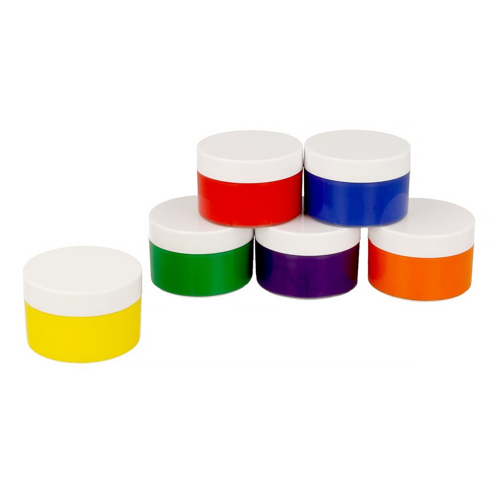 Краска пальчиковая Лео Расти набор 6 цв.х70 г, Лео LFINP-006