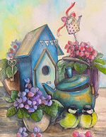 Алмазная (кристальная) мозаика Фрея, Уютный уголок, 40х50 см