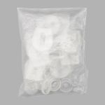 Наконечник-зажим d5 мм, прозр, 10 шт