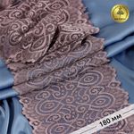 Кружево бельевое эластичное 180 мм / 3 метра, TBY.L1351, цв.620 морской туман