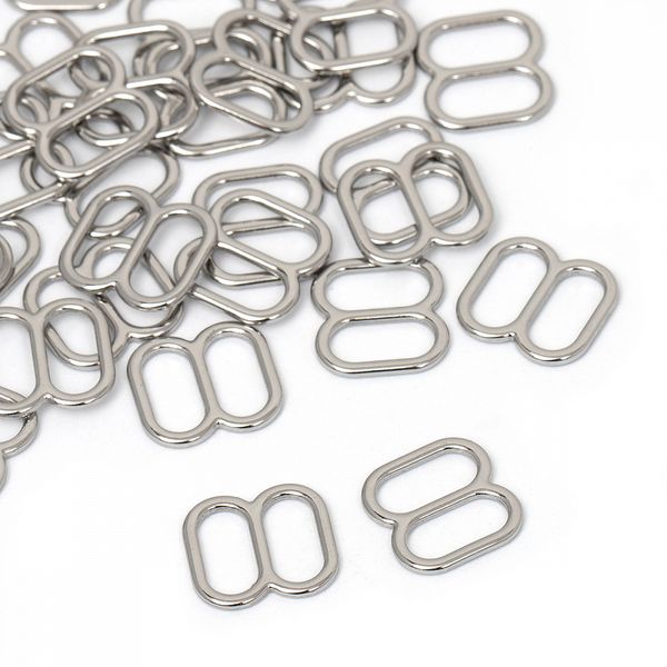 Рамки-регуляторы для купальника металл 10.0 мм, 810D.SW цв.никель, уп.100 шт