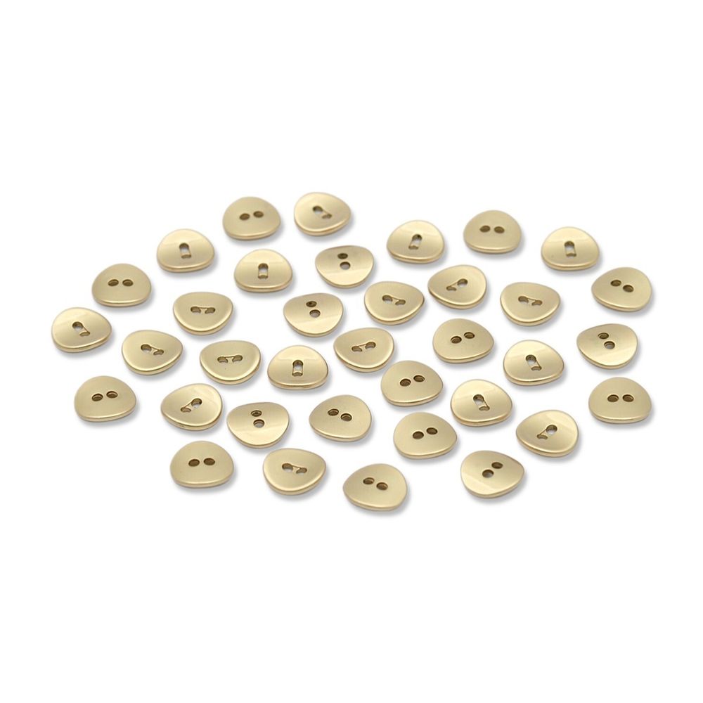 Пуговицы 2 прокола 18L (DG (золото)), 36 шт