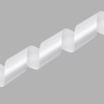 Лента атласная 1-сторонняя 50.0 мм / 22.86±1 метров, 002 белый, Globus