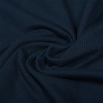 Кулирка гладкокрашеная 145 г/м², 100+100 см, в нарезке, цв. т.синий, 6м /TOS/