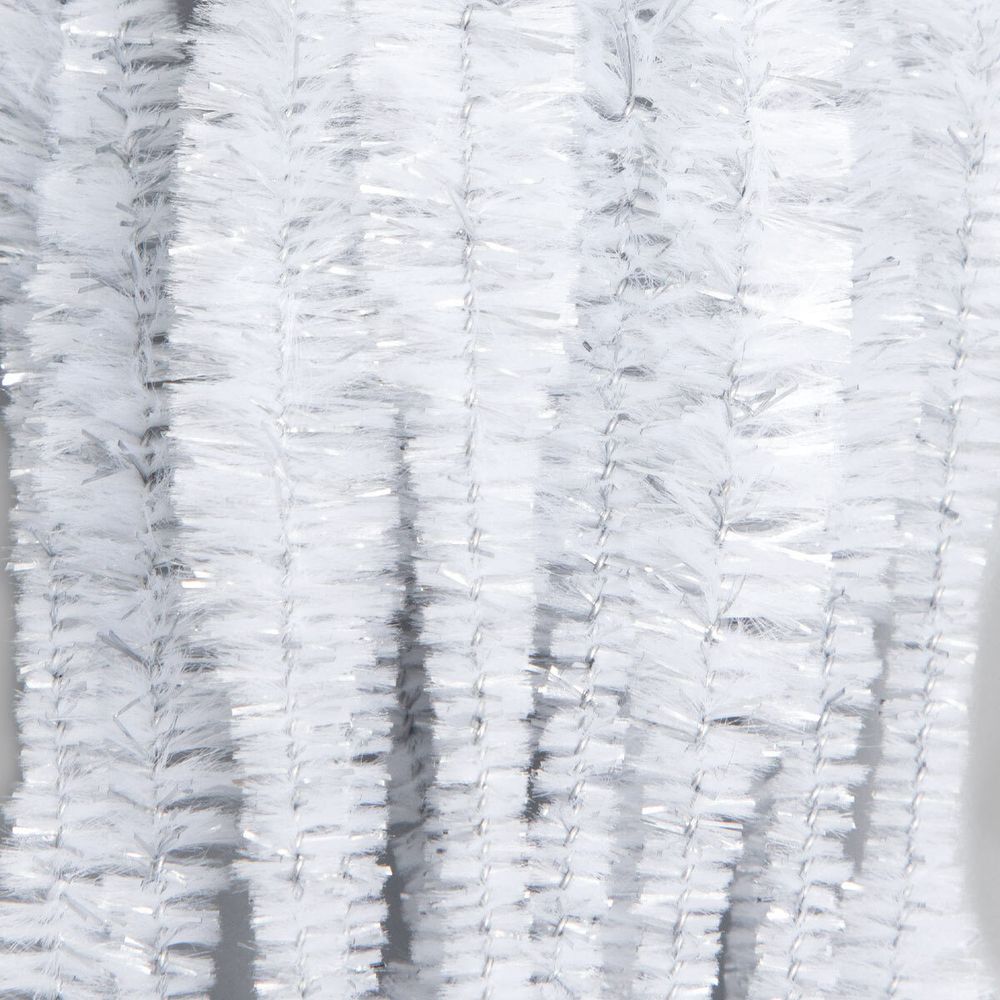 Проволока синельная объемная Цветок 12 мм / 300мм, 15 шт, Astra&Craft (B-040 белый)